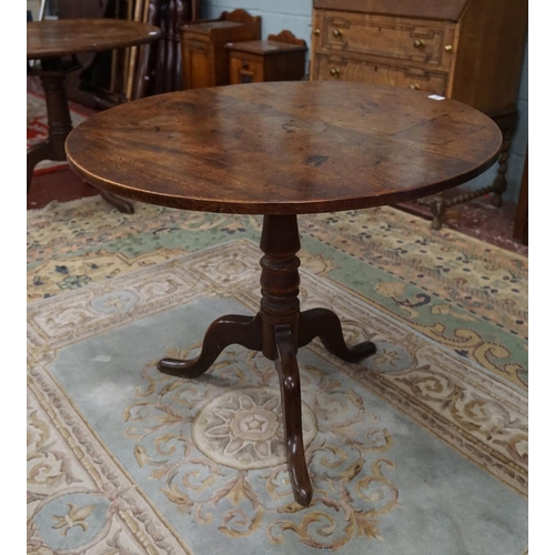 306 - Georgian tilt top table - Diameter approx. 88cm