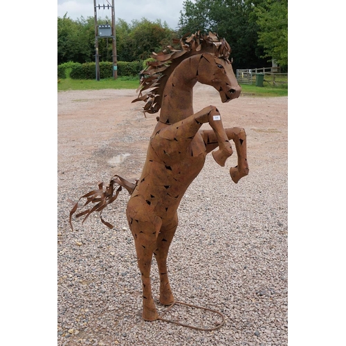 318 - Large metal art Horse - Approx height: 165cm