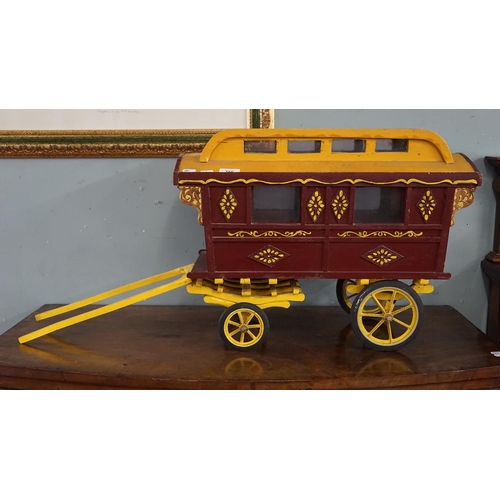 356 - Model of a Romany Travellers Caravan