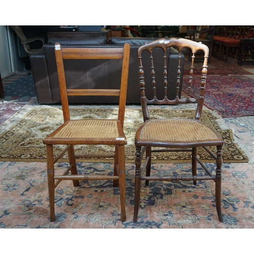 438 - 2 Begere seated bedroom chairs