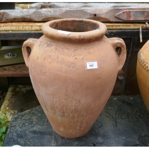 460 - Large terracotta urn - Approx height: 50cm