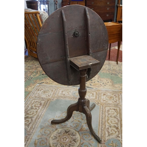 305 - Tilt top table - Diameter approx. 73cm