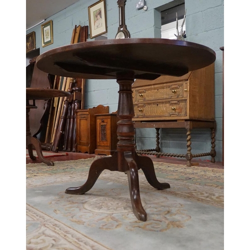 306 - Georgian tilt top table - Diameter approx. 88cm