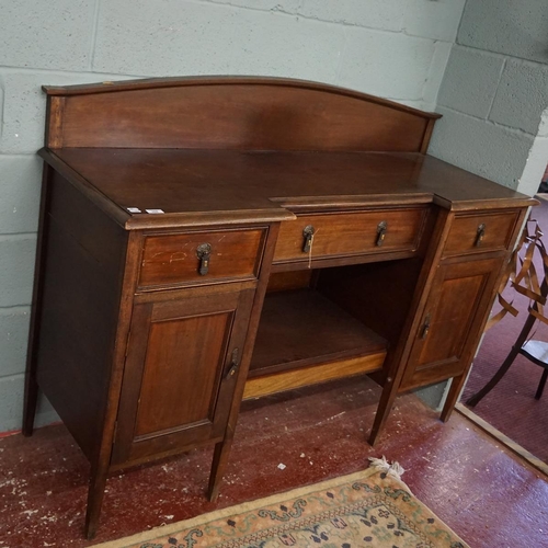 308 - Antique sideboard - Approx size: W: 158cm D: 55cm H: 127cm