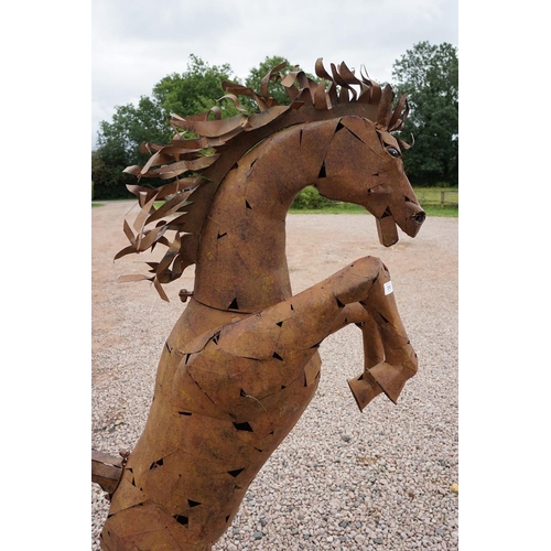 318 - Large metal art Horse - Approx height: 165cm