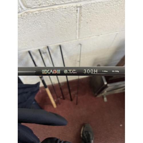 333 - Coarse fishing rods - Shimano Exage STC 330H in original tube, Shakespeare Ugly Stick 2 piece in ori... 