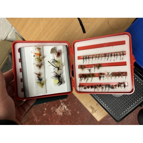 335 - Good collection of fishing flies in various boxes to include Small dry fly, nymph's, buzzers, duster... 