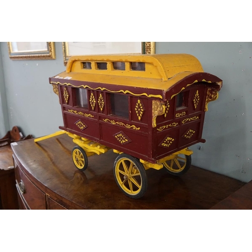 356 - Model of a Romany Travellers Caravan