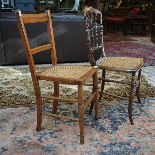 438 - 2 Begere seated bedroom chairs