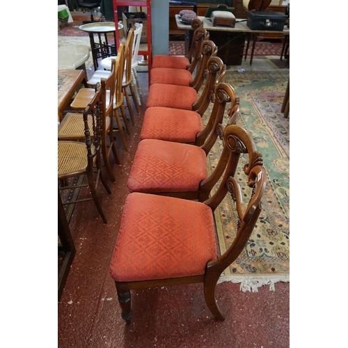 440 - Set of 6 Regency dining chairs