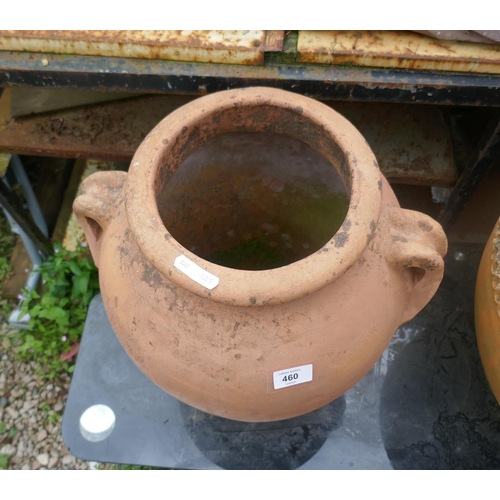 460 - Large terracotta urn - Approx height: 50cm