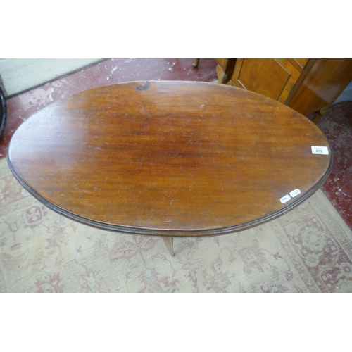 209 - Oval hall table