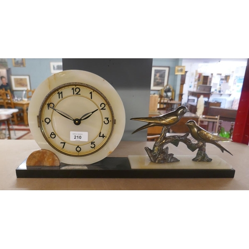 210 - Art Deco clock