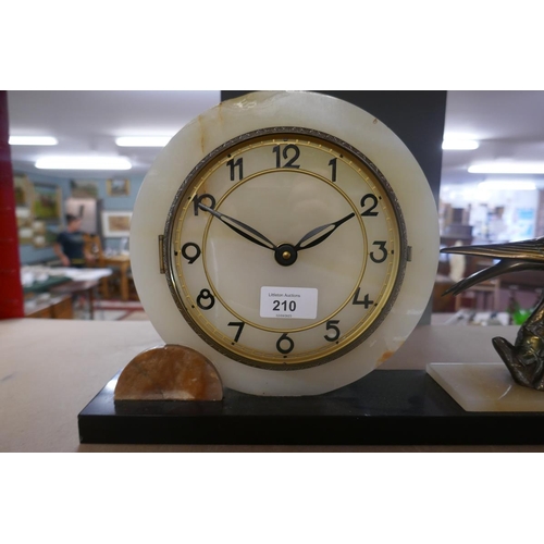 210 - Art Deco clock