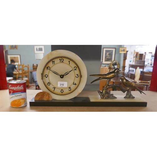 210 - Art Deco clock