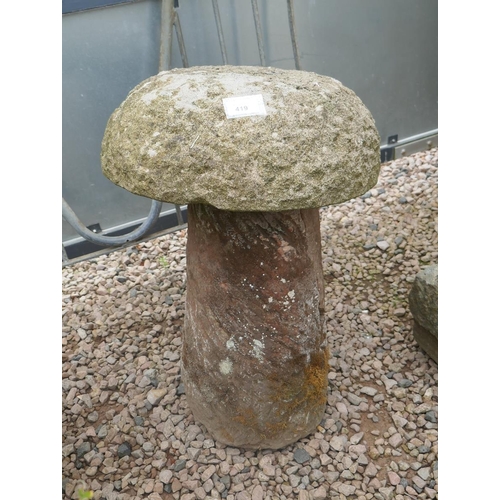 419 - Staddle stone - Approx Height 66cm