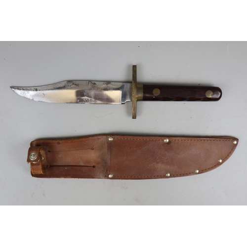 110 - Bowie knife with scabbard