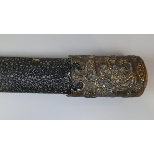 113 - Japanese samurai sword marked 88803