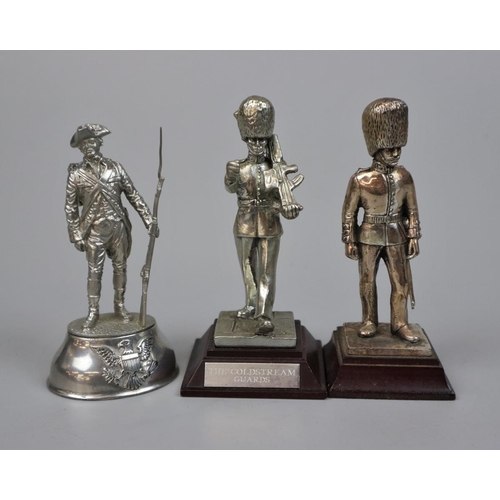 124 - Pewter military figures - English miniatures