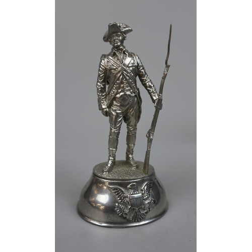 124 - Pewter military figures - English miniatures