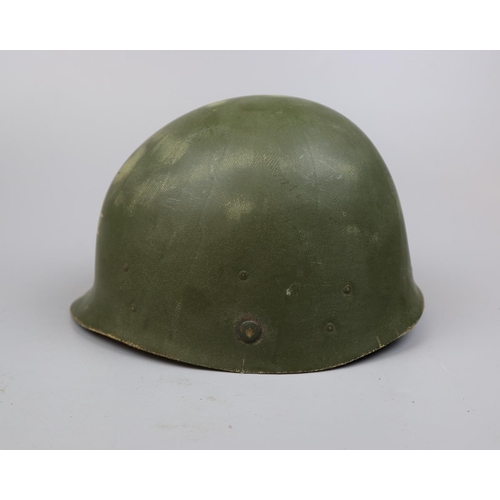 141 - Vietnam M1 helmet line MIV special recon forces. Name A. M. Stay 58183 10/TS