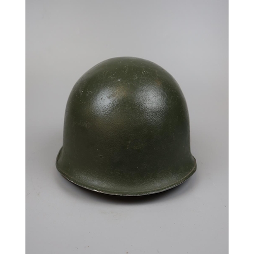 142 - Vietnam M1 helmet French made & dated 1960 R in middle