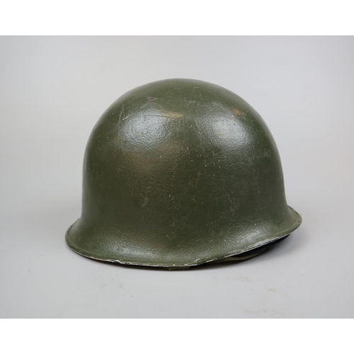 142 - Vietnam M1 helmet French made & dated 1960 R in middle