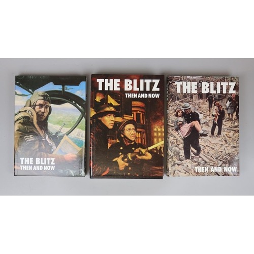 149 - The Blitz Then and Now - 3 cased books by Winston Ramsey