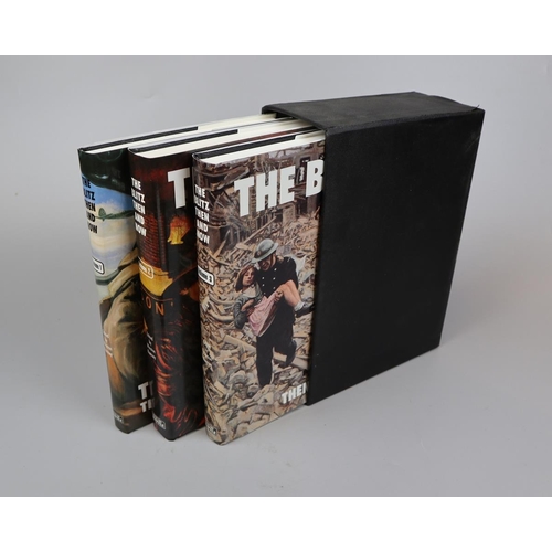 149 - The Blitz Then and Now - 3 cased books by Winston Ramsey