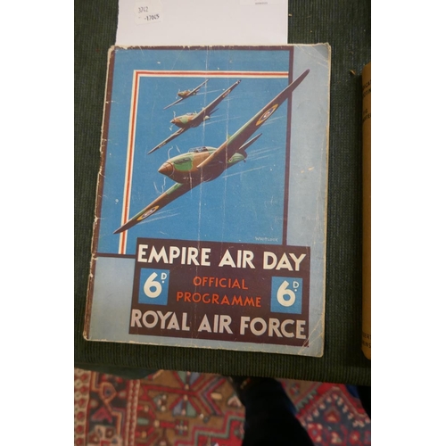 151 - Collection of books to include: Empire Air day official programme, Sporting Rifle and its use in Bri... 
