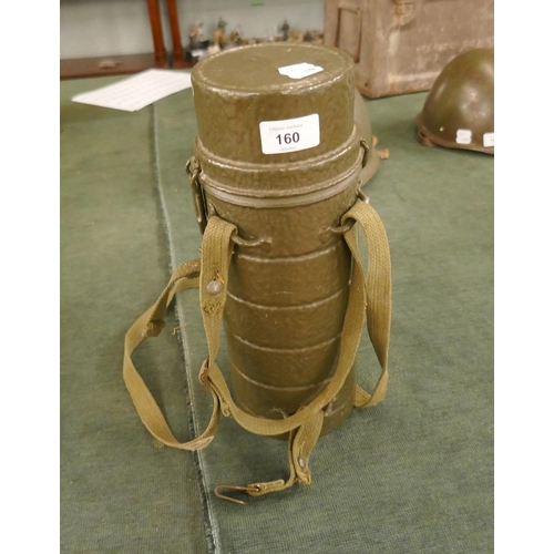 160 - German gas mask cannister