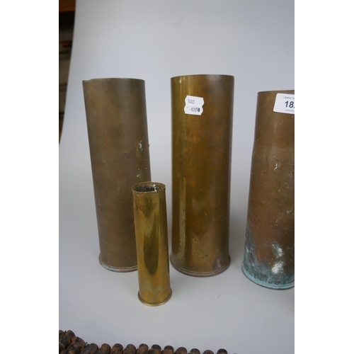 182 - Collection of WW2 shells and cartridges