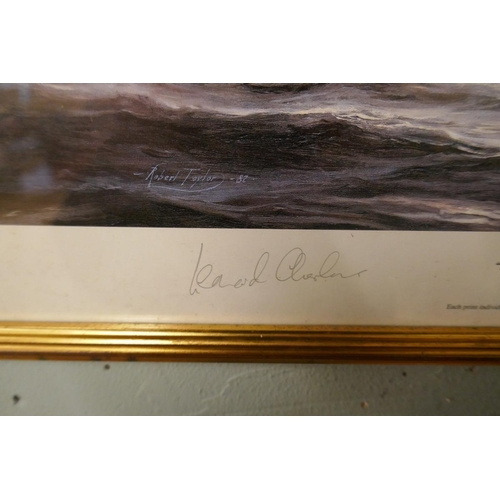 189 - Signed print by Robert Taylor - Limping home