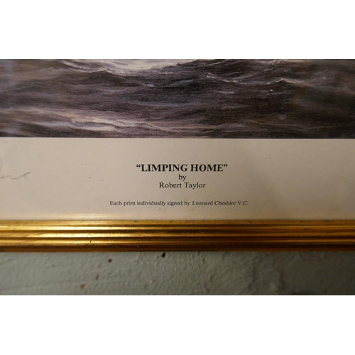 189 - Signed print by Robert Taylor - Limping home