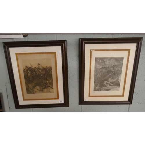 195 - 2 Boer war prints