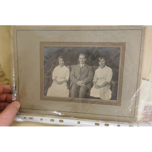 197 - Photo of gentleman in uniform together with family photographs