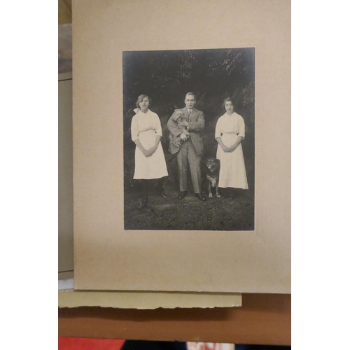 197 - Photo of gentleman in uniform together with family photographs