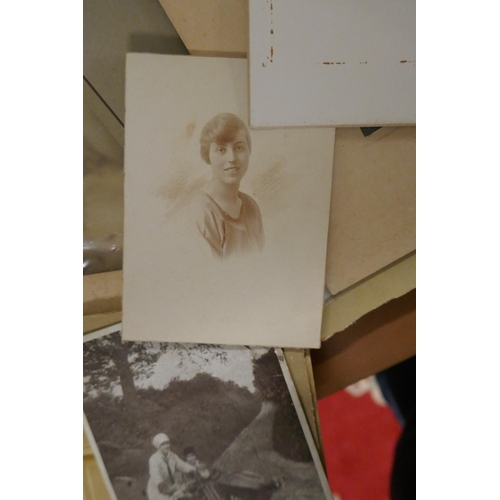 197 - Photo of gentleman in uniform together with family photographs