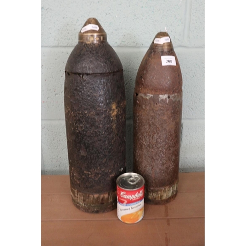 208 - Dopp.z.92 artillery shell together with another