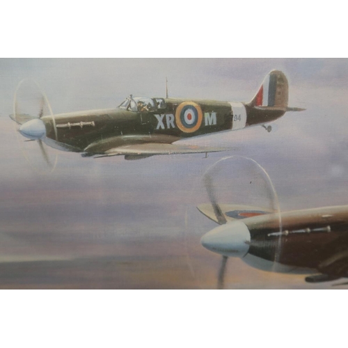 210 - 3 military aircraft prints - Spitfires