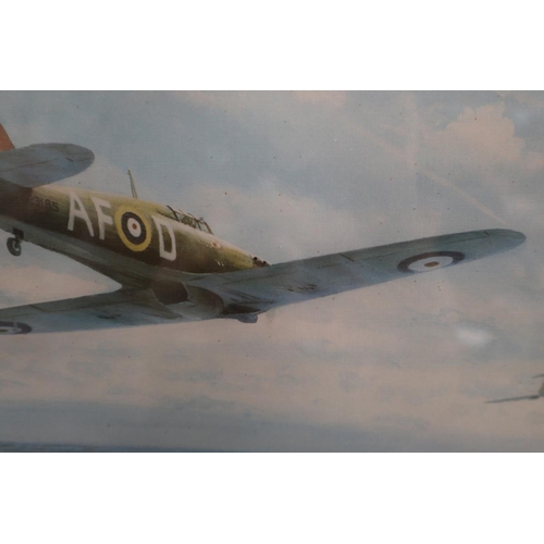 210 - 3 military aircraft prints - Spitfires