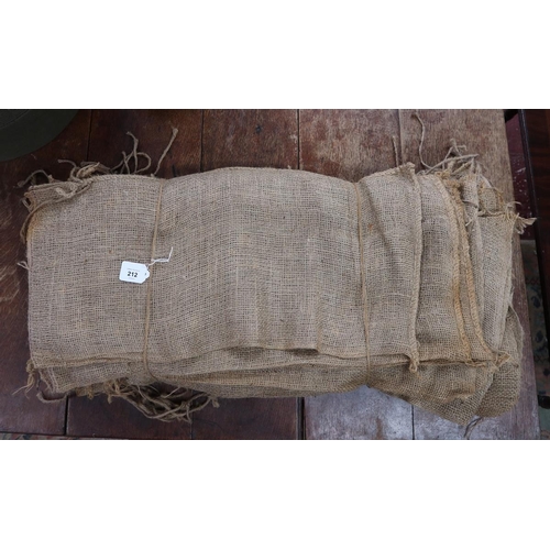 212 - 30 original army hessian sandbags