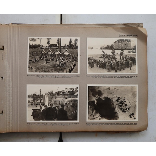 225 - Original Third Reich photographic album issued by Third Reich to document the process of the war thr... 