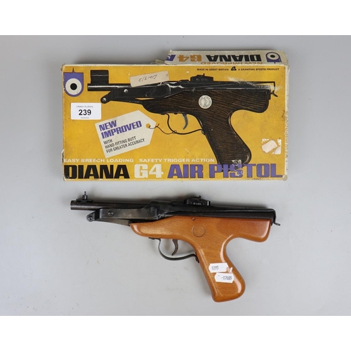 239 - Diana G4 air pistol in original box