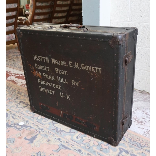 244 - Major E.K Gobett Dorset Regiment trunk