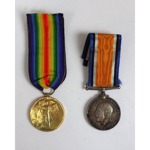 259 - 2 WW1 medals - A. CBL. W.C. Wright. RIF. Brig