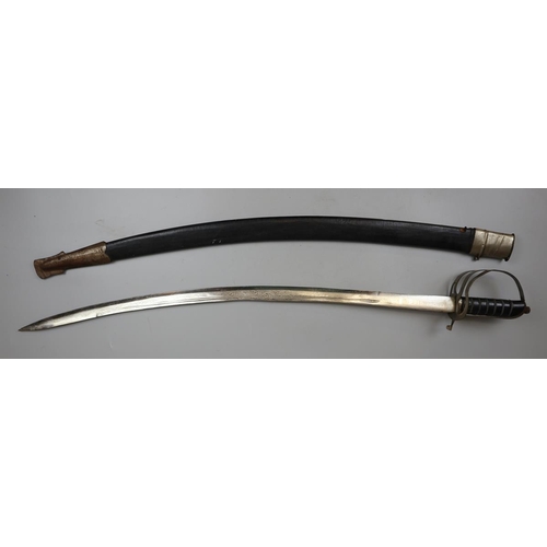 288 - Indian saber in scabbard