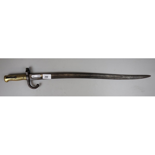 290 - 1850-1870 Chassepot bayonet