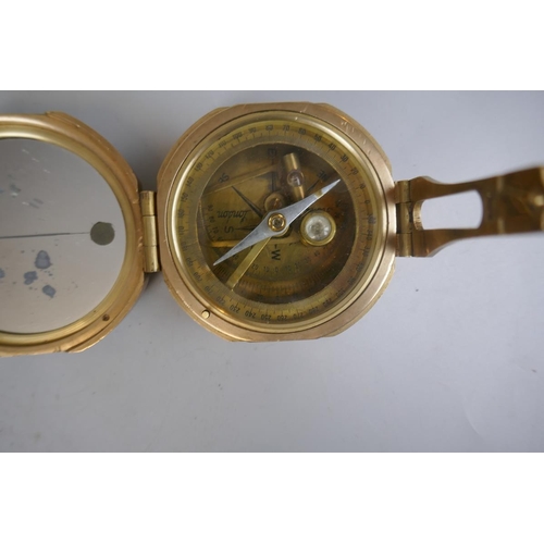 303 - Natural signed compass marked Stanley London