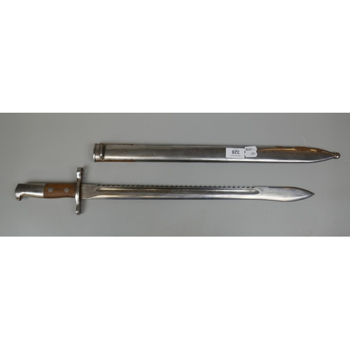 328 - Swiss army saw back bayonet